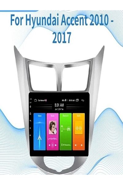 MNT Hyundai Accent 2012-2017 screen (RAM 2 - ROM 32) supports CarPlay & Android Auto / 1080p resolution