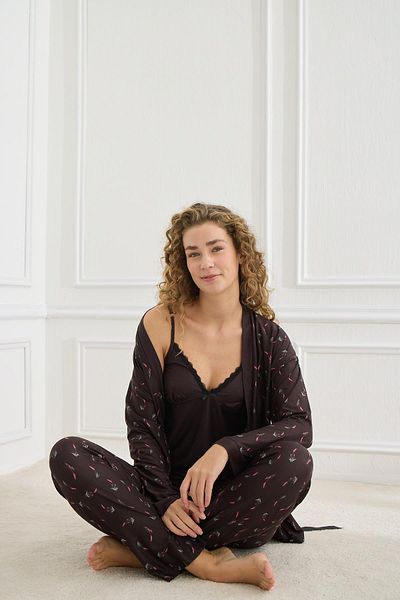 Kompedan Γυναικείο σετ Marla Rope Strap Πρωινό 3 τεμαχίων |   30201-952