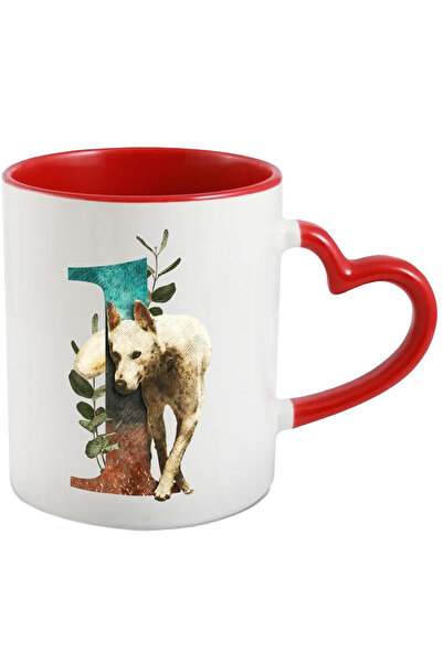 StoryGift Romania Cana Cu Lup, Planta, Animal, L, Multicolor 330 Ml, Cermaica...