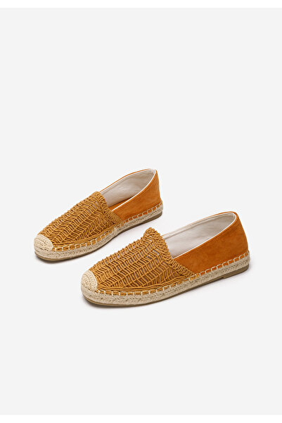 B T Shoes Camelové dámské espadrilky Naesia