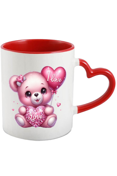 StoryGift Romania Cana Cu O Ursoaica De Plus Care Zambeste | Ilustratie | Se ...