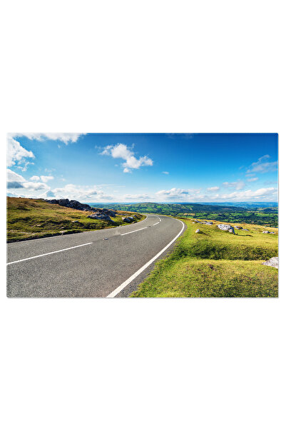 StoryGift Romania Tablou Canvas Drum Montan Negru In Tara Galilor Libertate S...