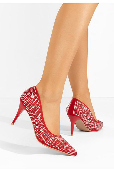 B T Shoes Tereasa Red Stiletto Shoes