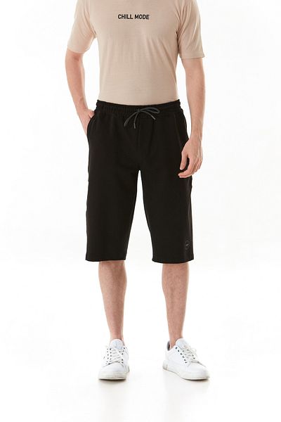 Fulla Moda Σορτς με διπλή τσέπη με κορδόνια