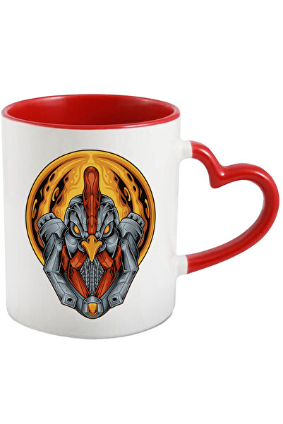 StoryGift Romania Cana Cu Cocos, Robot, Pasare, Mecha, Sci Fi, Soare, Flacari...