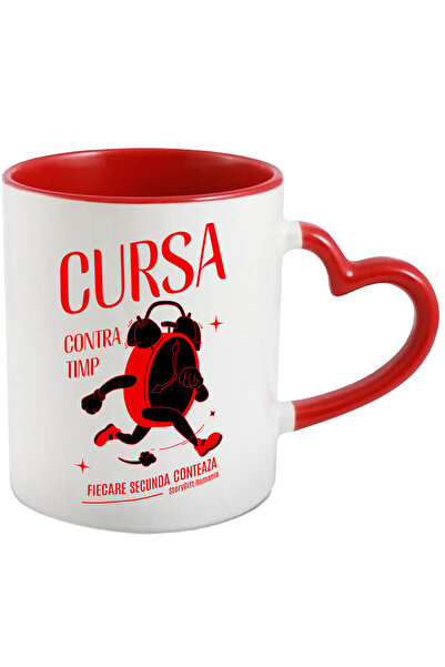 StoryGift Romania Cana Ceas Ce Alearga, Text Fiecare Secunda Conteaza, 330ml,...