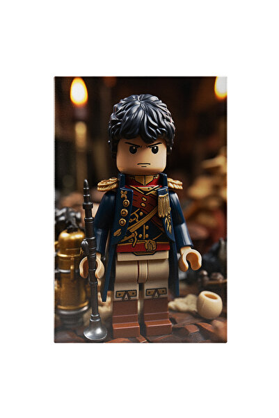 StoryGift Romania Canvas Painting: Lego Figure Man In Blue Suit With Red And ...