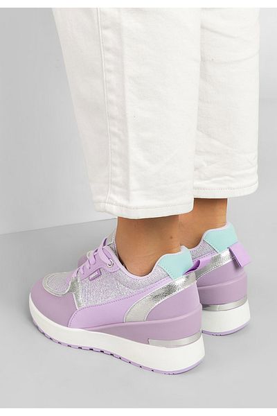 B T Shoes Sneakers Cu Platforma Zaneta Lila
