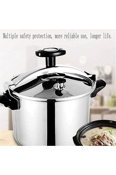 TEFAL قدر ضغط أصلي - 10 لتر فضي