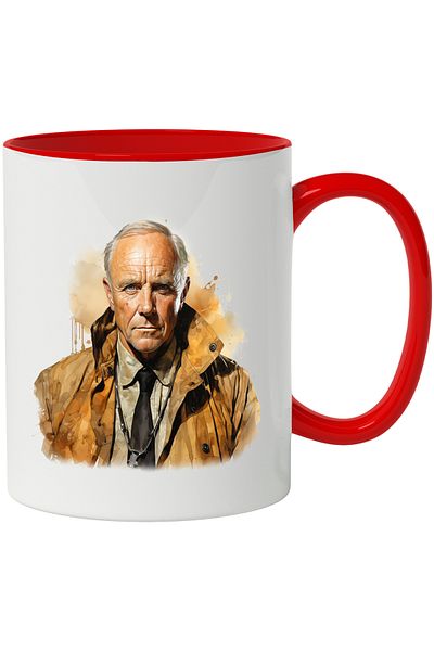 StoryGift Romania Mug With Anthony Hopkins, Famous Actor, Artist, Movies, Hollywood, Multicolor 330, With