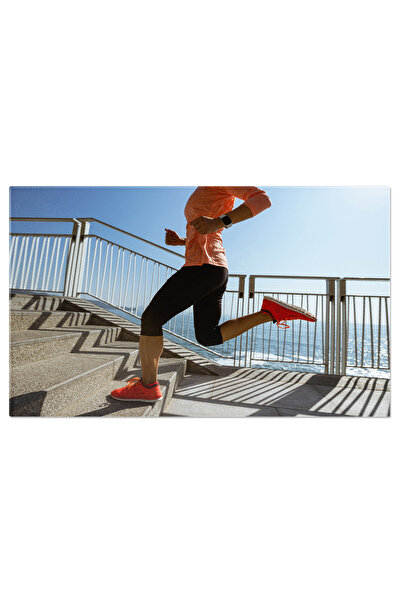 StoryGift Romania Tablou Canvas: Sportivi Asiatici Determinati In Aer Liber