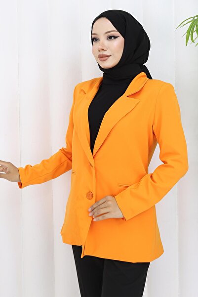 Modamihram Жіночий піджак помаранчевий 6146