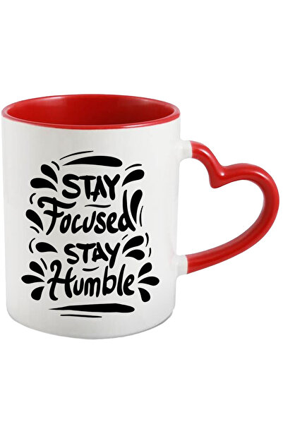 StoryGift Romania Cana Cu Mesaj In Engleza Stay Focused Stay Humble, Concentr...