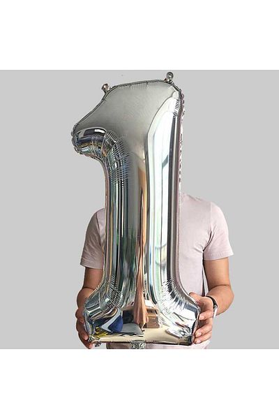 Nehir Birthday Age Number Indicator 80 cm Number Foil Balloon