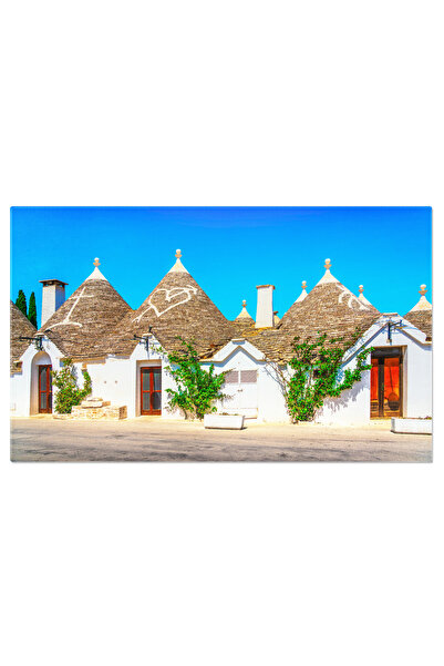 StoryGift Romania Tablou Canvas Atmosfera Traditionala In Alberobello, Apulia, Case Traditionale, Arhitectura, Ca