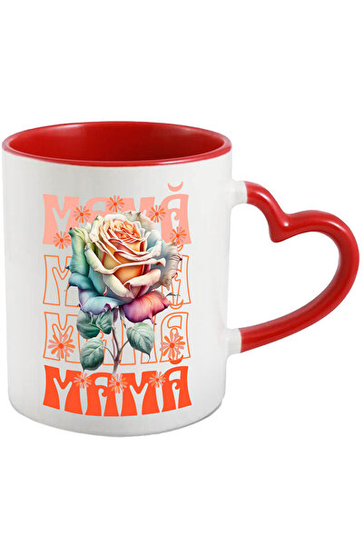 StoryGift Romania Cana Mama Trandafir Familie Iubire Infinita, 330ml, Ceramic...