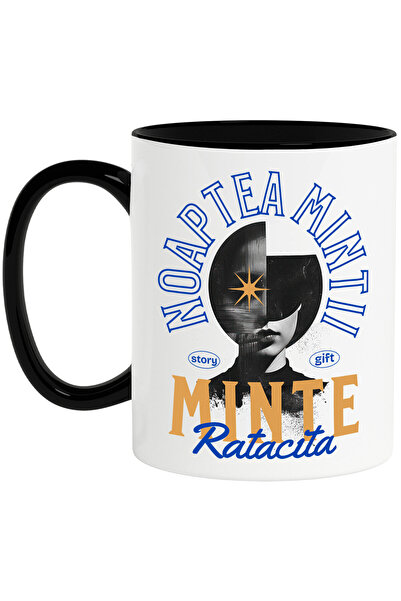 StoryGift Romania Cana Cu Chip Uman Feminin Stea Stralucitoare Text Noaptea M...