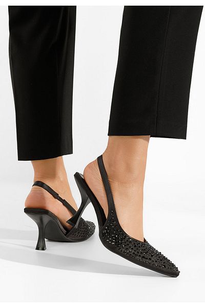 B T Shoes Pantofi Cu Toc Stiletto Fyra Negri