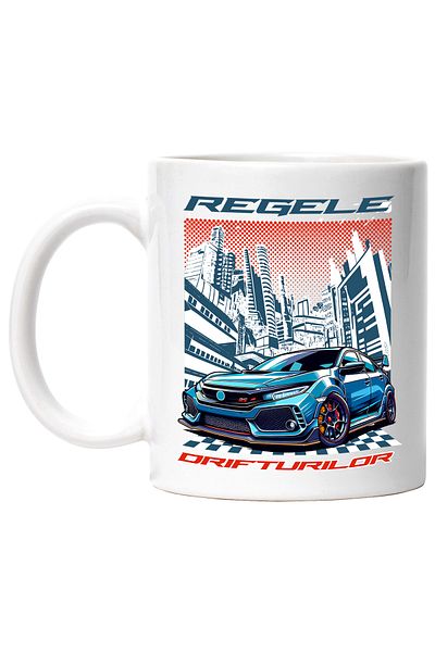 StoryGift Romania Cana Regele Drifturilor Masina In Oras Viteza Viata De Noapte, 330ml, Ceramic Cu, Cu ,stg