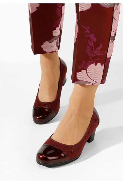 B T Shoes Samia Grena Chunky Heel Shoes