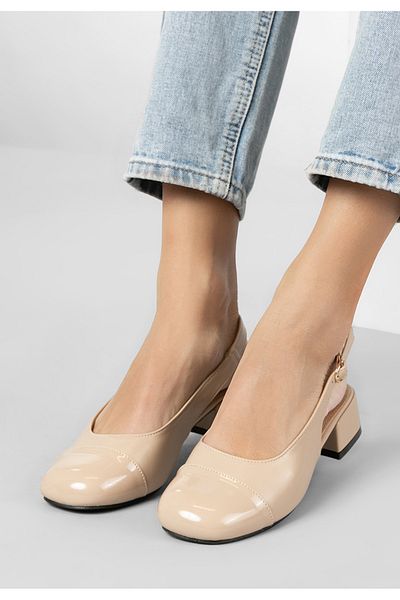 B T Shoes Pantofi Slingback Charissa Kaki
