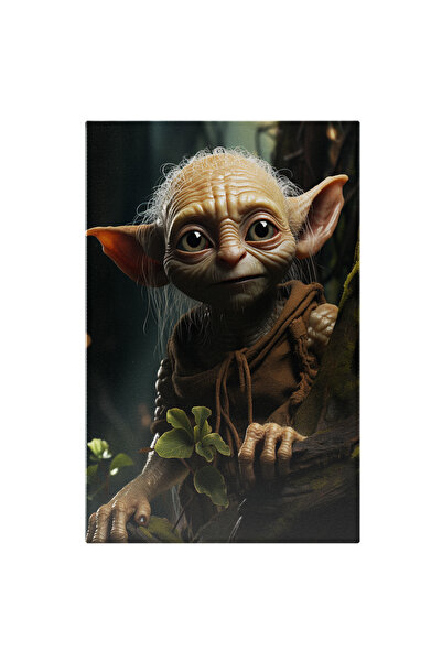 StoryGift Romania Tablou Canvas: Portret Yoda In Natura Tanar Războiul Stelel...