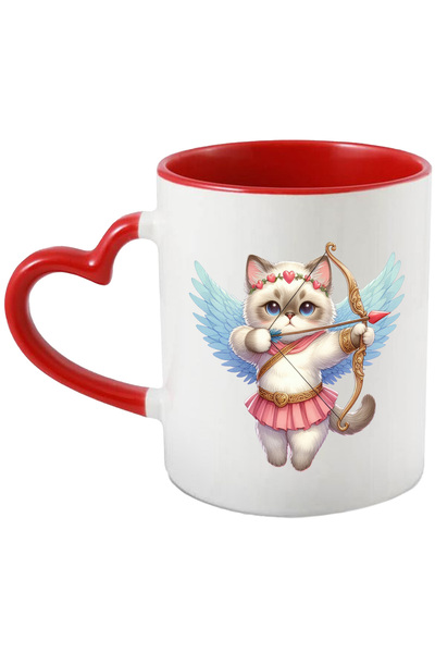 StoryGift Romania Cana Cu O Pisicuta Birmaneza Cupidon | Ilustratie | Trage C...