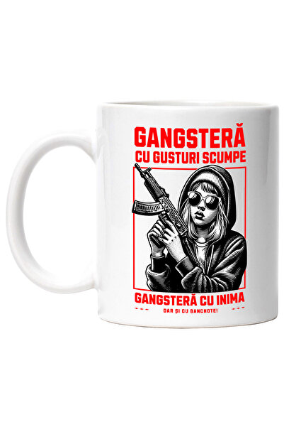 StoryGift Romania Cana Gangstera Cu Gusturi Scumpe Si Cu Inima, 330ml, Cerami...
