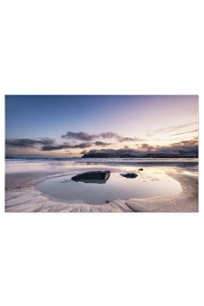 StoryGift Romania Tablou Canvas Reflexie Oceanica In Norvegia Calatorie, Norv...