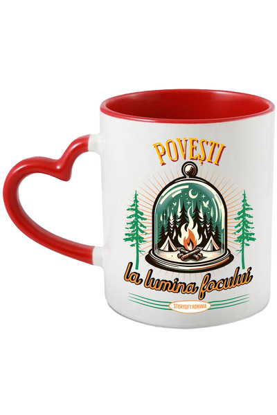 StoryGift Romania Cana Foc De Tabara Povesti Aventura Lumina Natura, 330ml, C...