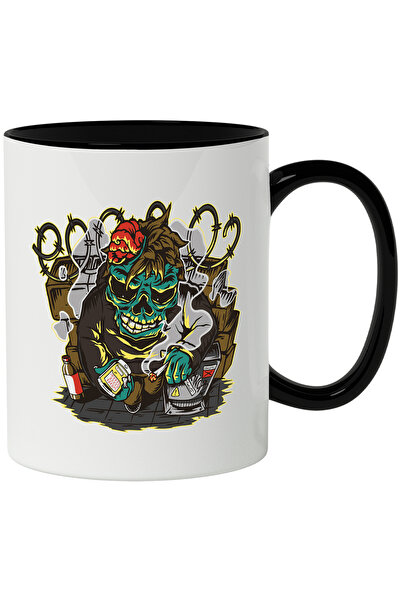 StoryGift Romania Cana Cu Zombie, Monstru, Zid, Horror, Halloween, Creier, Mu...