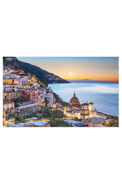 StoryGift Romania Tablou Canvas: Orasul La Rasarit - Perspectiva Urbana