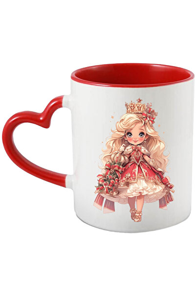 StoryGift Romania Cana Cu O Fetita Dragalasa Cu Coronita | Ilustratie | Rochi...