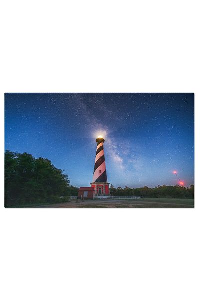 StoryGift Romania Tablou Canvas: Farul De La Hatteras, Patrimoniu Si Reper Istoric Din North Carolina, Destinatie