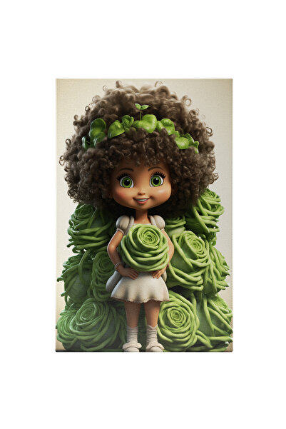 StoryGift Romania Tablou Canvas: Prietena Lui Capsunica Copil, Flori Taiate, ...