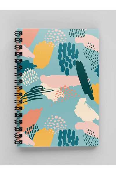 Apeirona | Limitless Art Daily Planner Undated Agenda| 90 Sheets| Hard Cardboard Cover| Steel Spiral