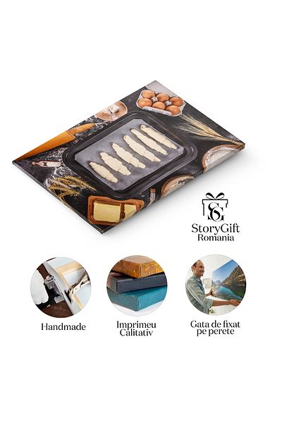 StoryGift Romania Tablou Canvas Gustare Crocanta Din Toscana Paine Cuscus, Un Deliciu Crocant Si Parfumat Din Ini