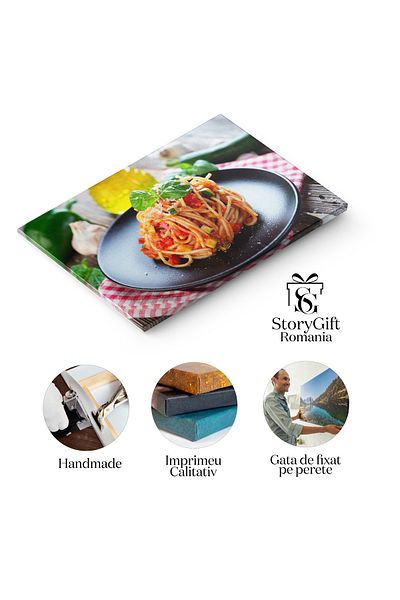 StoryGift Romania Tablou Canvas - Paste Bolognese - Delicii Culinare