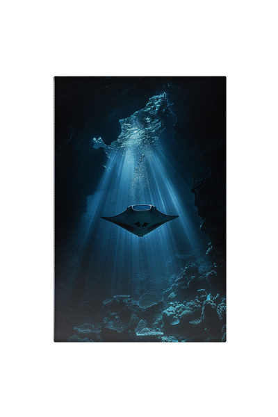 StoryGift Romania Tablou Canvas: Pisica De Mare Din Adâncul Peșterii Acvatice...