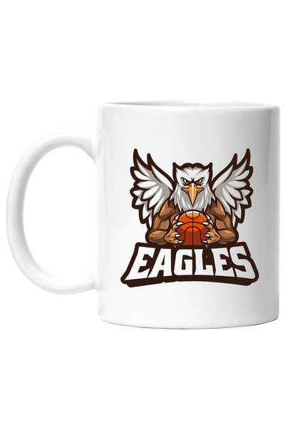 StoryGift Romania Cana Cu Mesaj Eagles, Vultur, Emblema, Minge, Basketball, S...