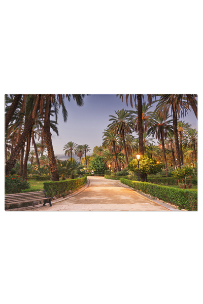 StoryGift Romania Tablou Canvas - Splendoarea Italiana: Gradina, Palermo, Pal...