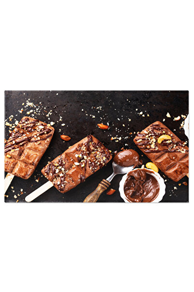 StoryGift Romania Tablou Canvas Delicii Ciocolatate Inghetata Cu Nuci O Racor...