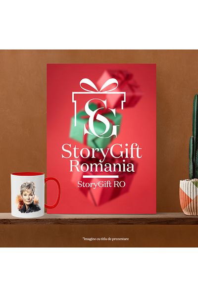 StoryGift Romania Judi Dench Mug, Actress, Film Lovers, British, Multicolor 330 ml, Sky, With,STG