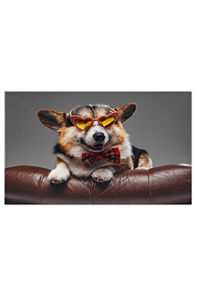 StoryGift Romania Tablou Canvas Cu Corgi Chic - Elegan?? ?i Stil Canin