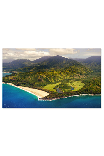 StoryGift Romania Tablou Canvas Vedere La Tarmul De La Na Pali Coast, Hawaii ...