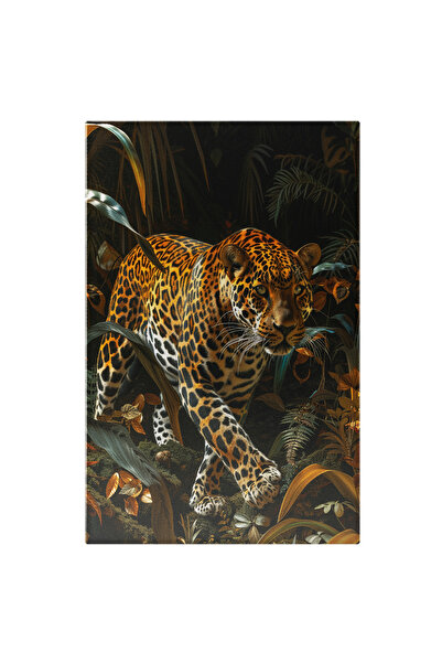 StoryGift Romania Tablou Canvas 70 X 50cm Jaguar Cu Privire Fioroasa, Felina ...