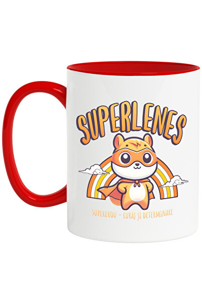 StoryGift Romania Cana Super Lenes - Supererou, Curaj Si Determinare, 330ml, ...