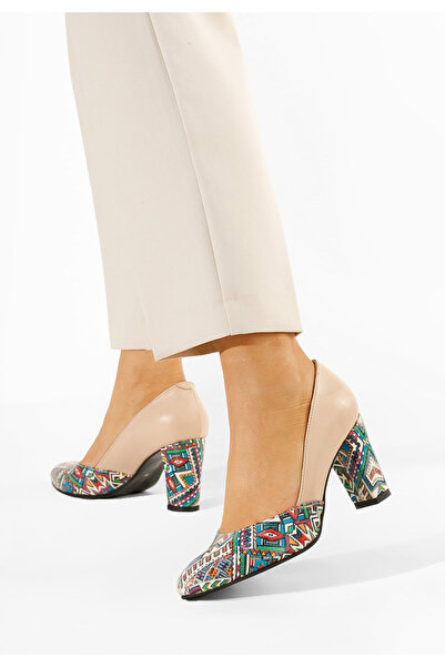 B T Shoes Δερμάτινα παπούτσια Elona V2 Νουντ