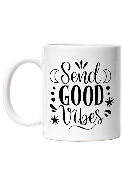 StoryGift Romania Cana Cu Mesajul In Engleza "send Good Vibes" - Trimite Vibr...