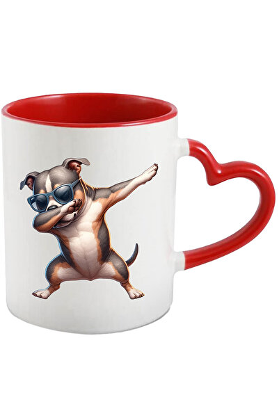 StoryGift Romania Cana cu un caine Pitbull care danseaza | ilustratie | ochel...